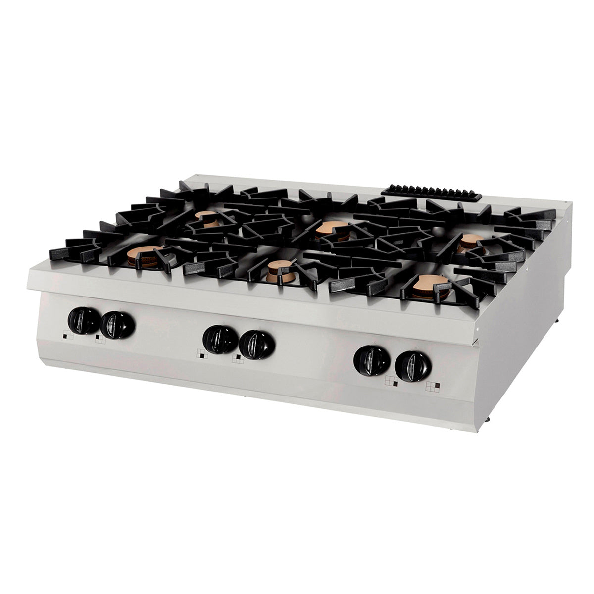 Maxima Premium Gas Cooker, 6 Burners, 90 cm Deep, 48 kW, product photo