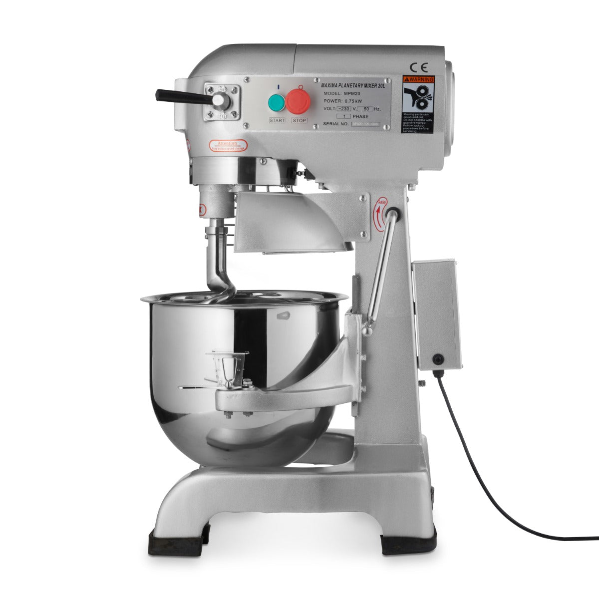 Maxima Planetary Mixer, 20 L, Up to 10 kg Dough, 3 Speeds, additional view