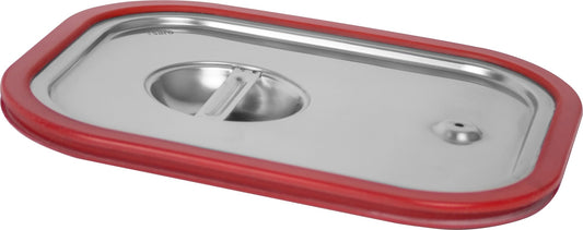 Saro 1/3 GN lid, stainless steel, with rubber seal