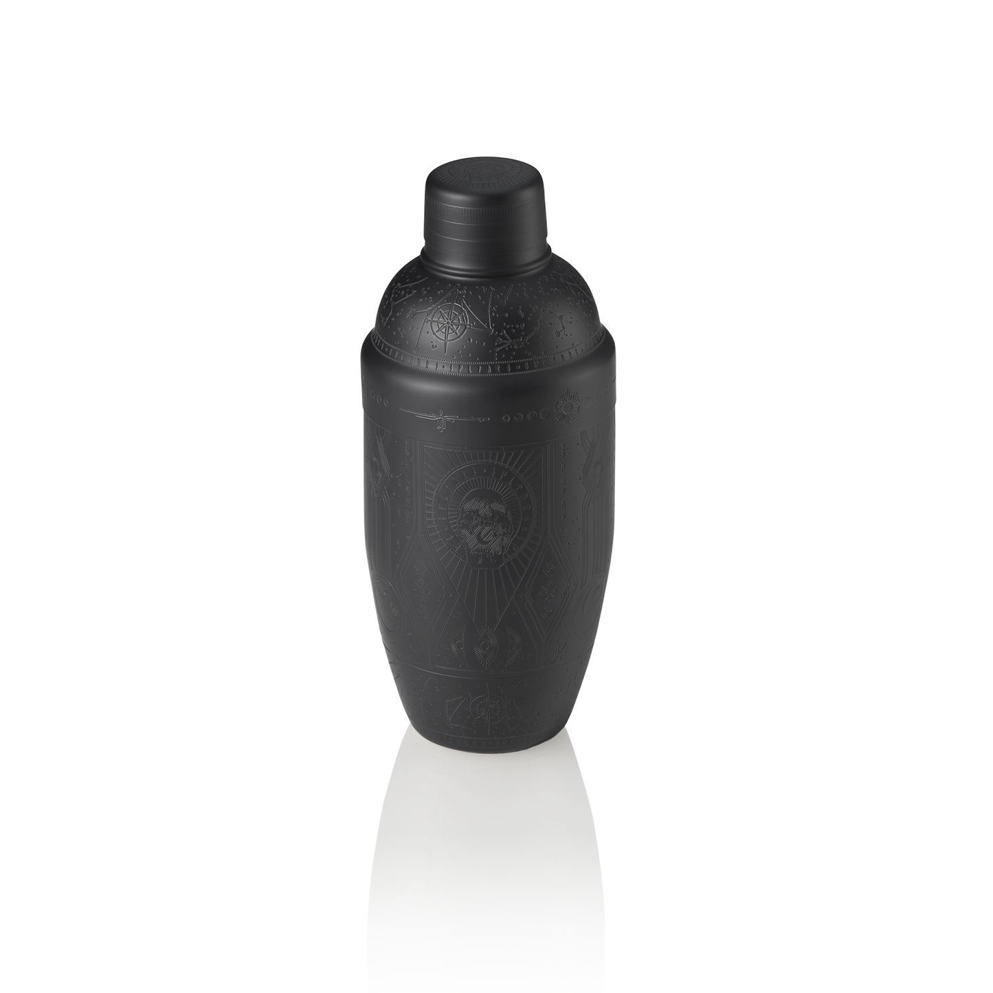 Nocturn Shaker Tattoo, Matt Black, Ø85 mm