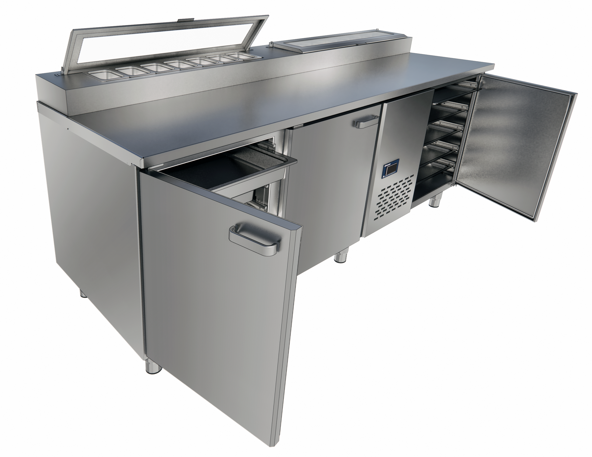 Refrigerated Pizza Counter, 2035 mm, +2/+6°C