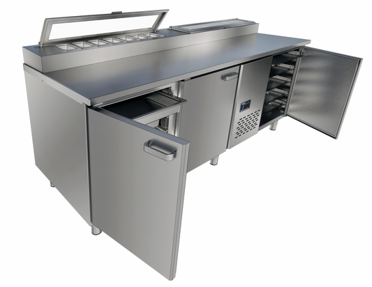 Refrigerated Pizza Counter, 2035 mm, +2/+6°C