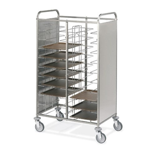 GN Tray Trolley, Stainless Steel, 20x GN 1/1