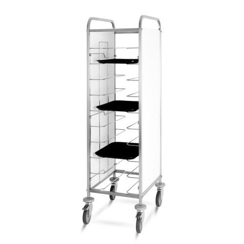 GN Tray Trolley, Stainless Steel, 10 GN Trays