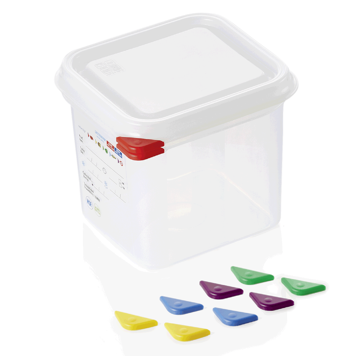 Was Container GN 86, GN 1/6, 153 mm, Set of 6