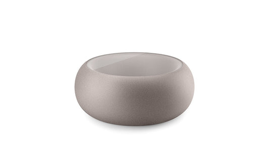 PLUST Collection Boom Coffee Table, Ø840 mm, Glass Top