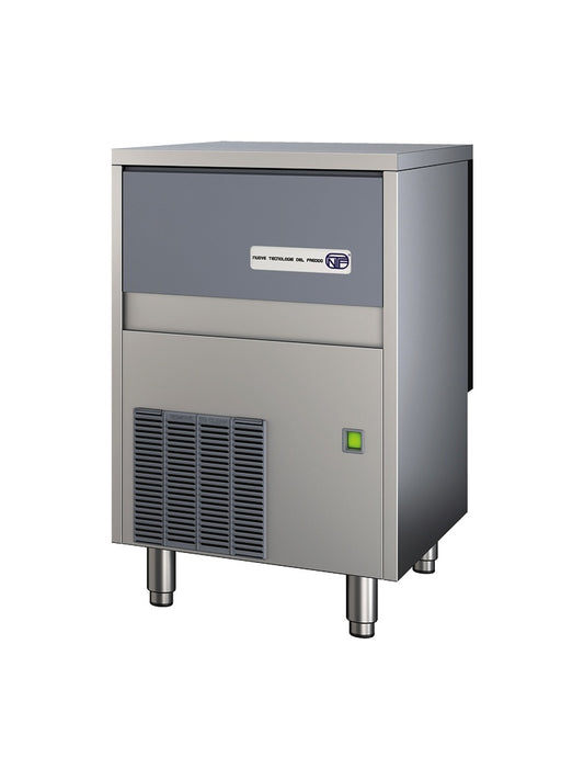 Cube Ice Maker, 85 kg/24h, 20 kg Bin, Air-Cooled