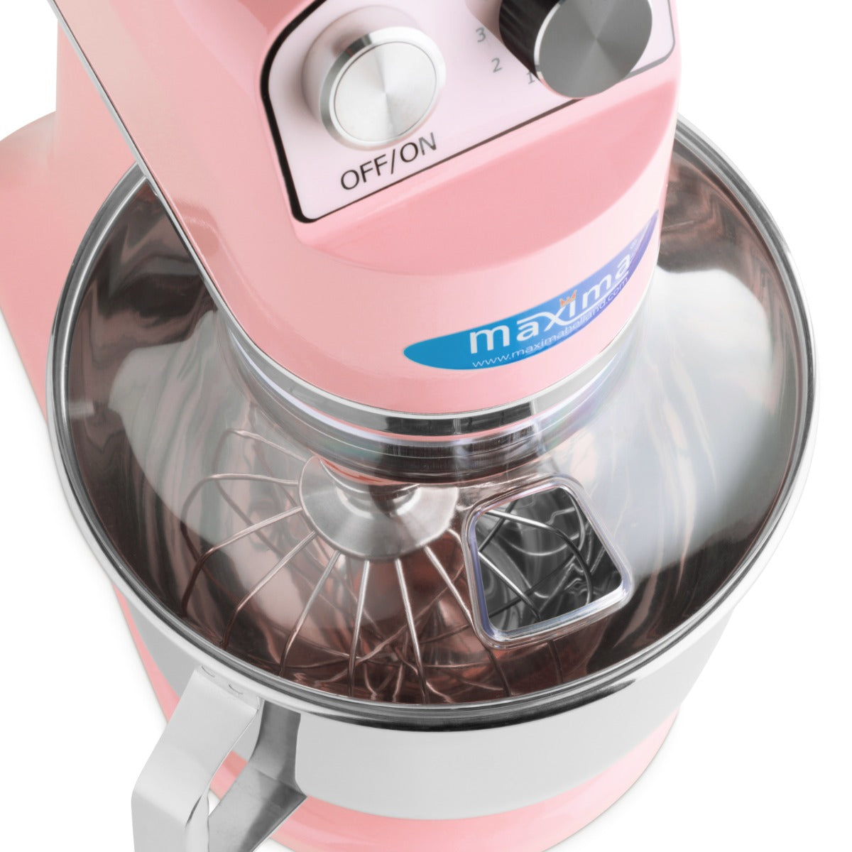 Maxima Stand Mixer, 6.5 L, Up to 2 kg Dough, Pink, additional view