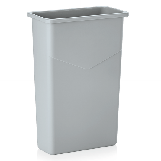 Was Waste Bin, Grey, 75 L, with Closing Lid