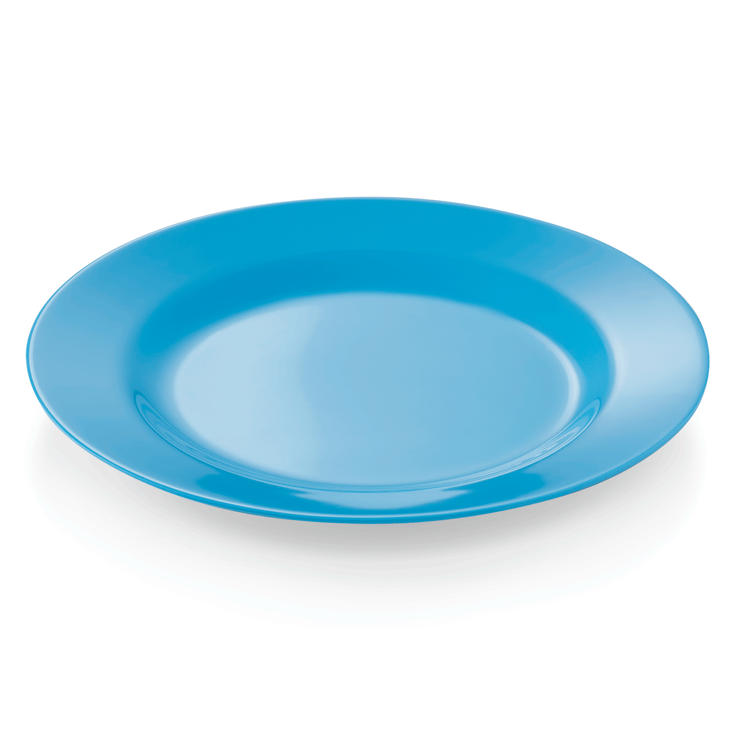 Was Melamine Flat Plate, Ø230 mm, Blue, Set of 12