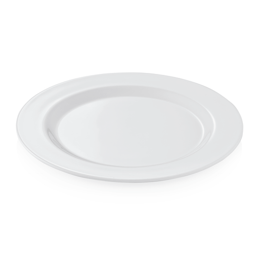 Was Melamine Flat Plate with Wide Rim, Ø250 mm, Set of 12