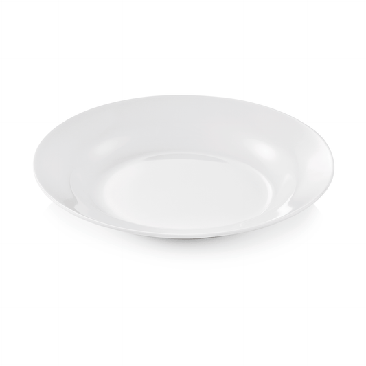 Was Melamine Deep Plate, Ø200 mm, White, Set of 12