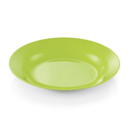 Was Melamine Deep Plate, Ø200 mm, Apple Green, Set of 12