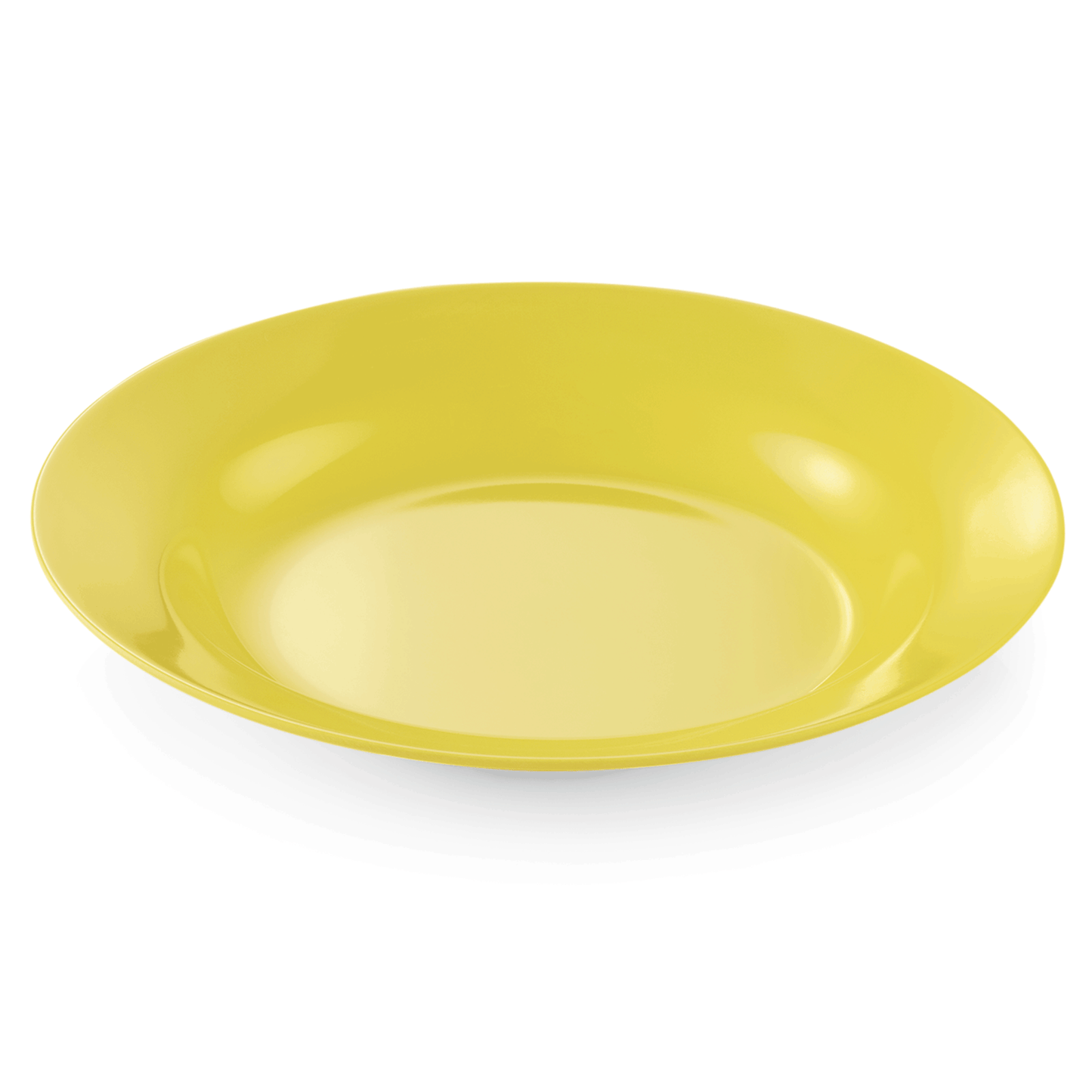 Was Melamine Deep Plate, Ø200 mm, Yellow, Set of 12