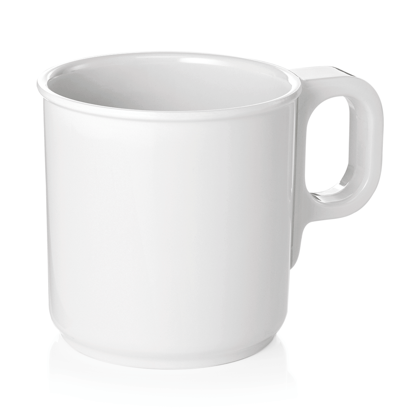 Was Melamine Mug, Ø75 mm, White, Set of 12