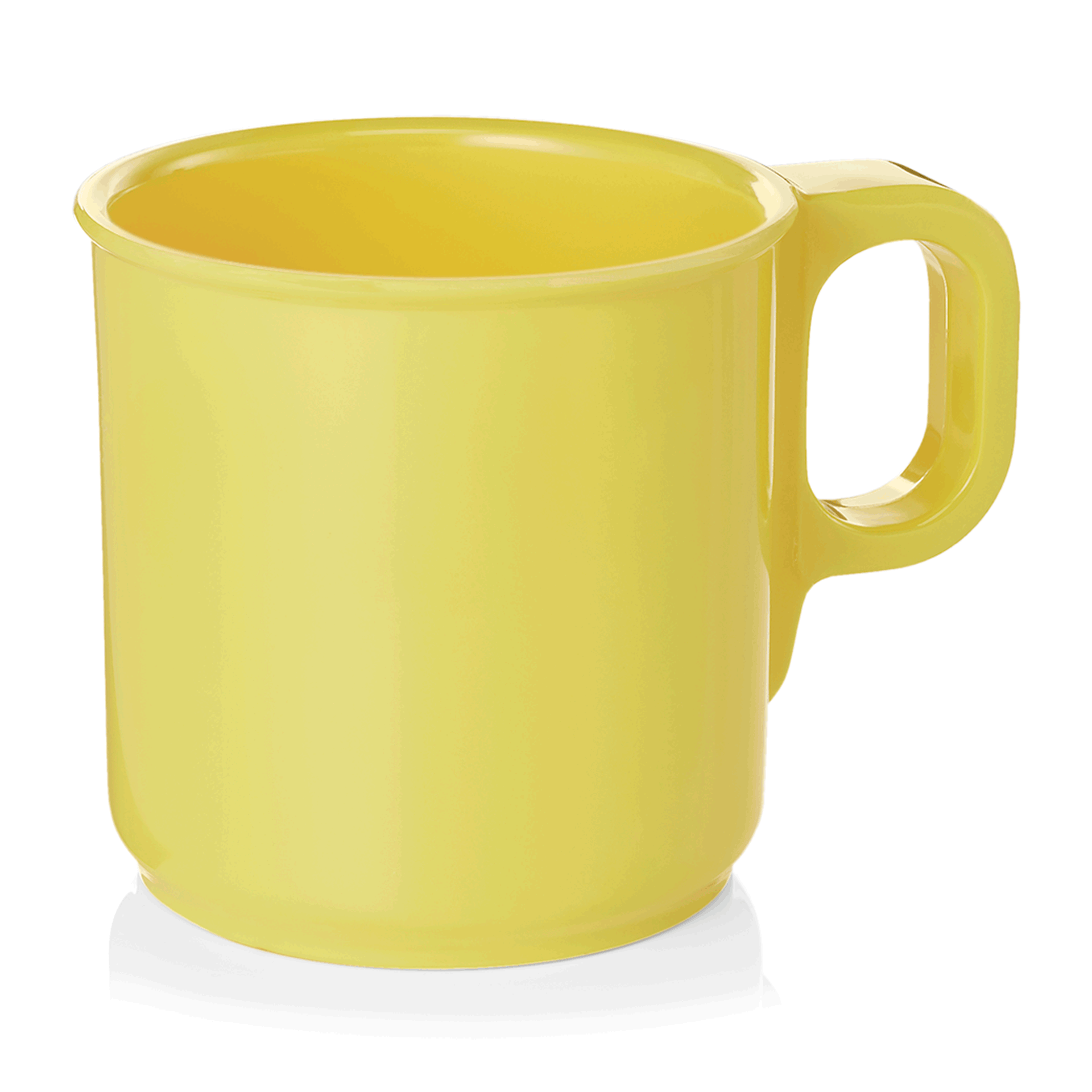 Was Melamine Mug, Ø75 mm, Yellow, Set of 12