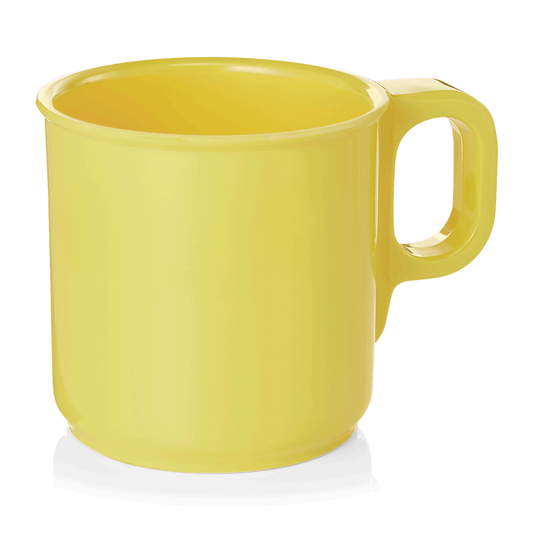 Was Melamine Mug, Ø75 mm, Yellow, Set of 12