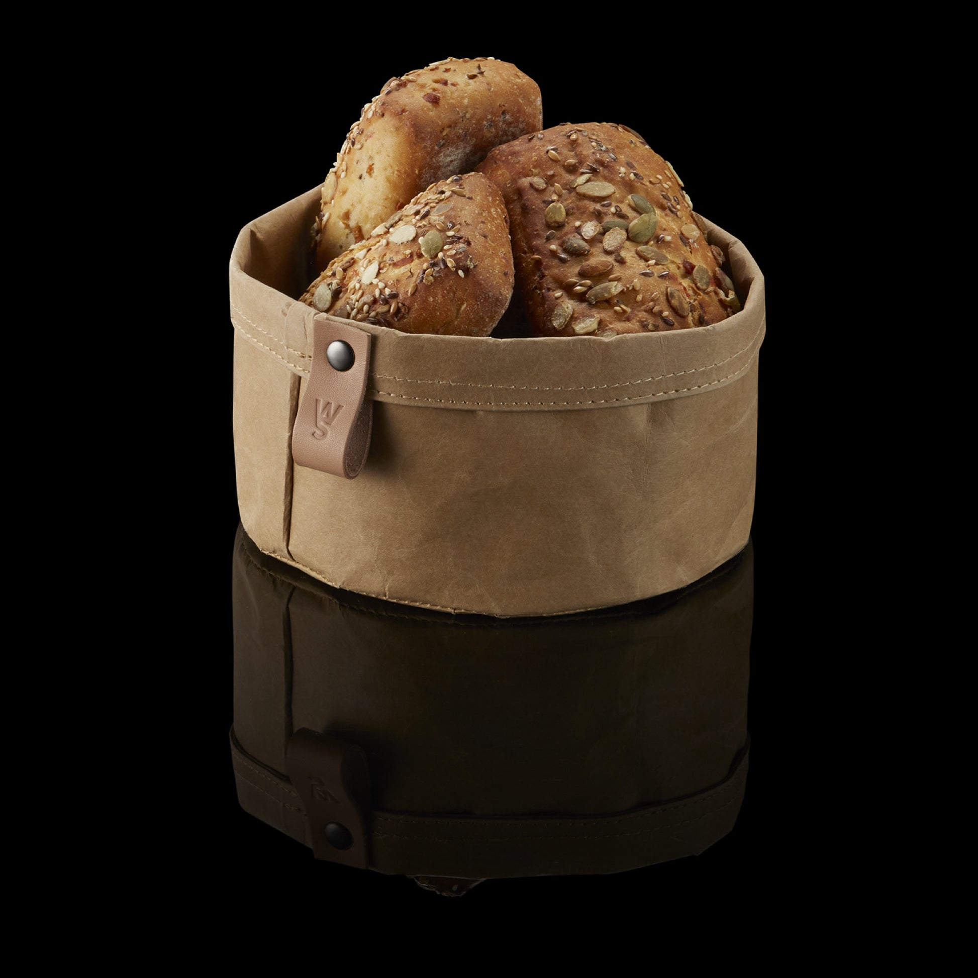 Was Craft & Crumble Bread Bag, Ø170 mm, Khaki