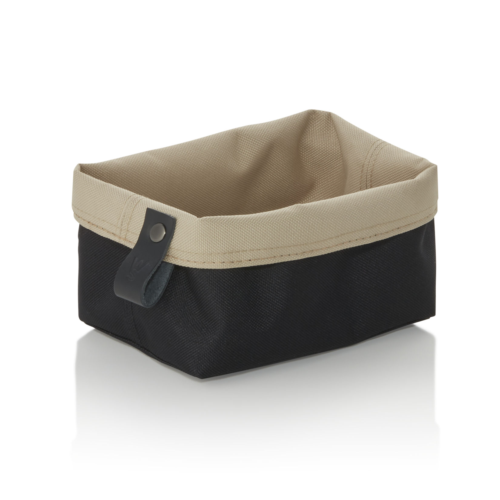Was Flip Tetron Bread Bag, 150 × 105 mm, Black / Light Khaki