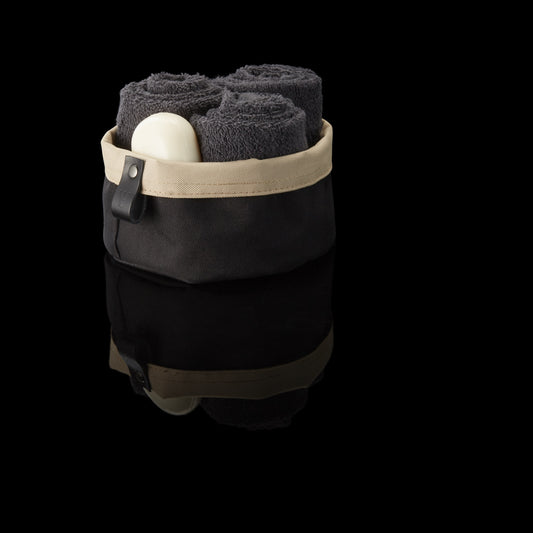 Was Flip Tetron Bread Bag, Ø170 mm, Black / Light Khaki