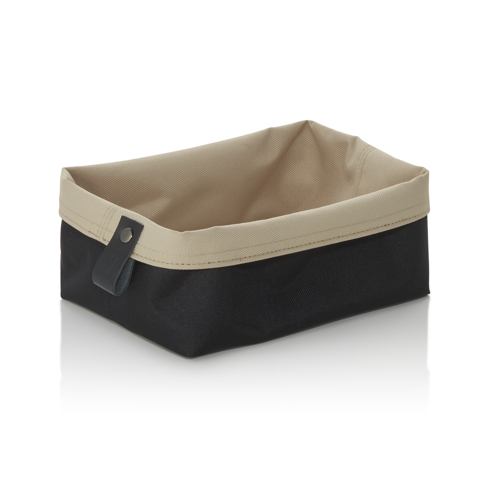 Was Flip Tetron Bread Bag, 195 × 140 mm, Black / Light Khaki