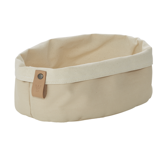 Was Flip Cotton Bread Bag, 250 × 180 mm, Cream