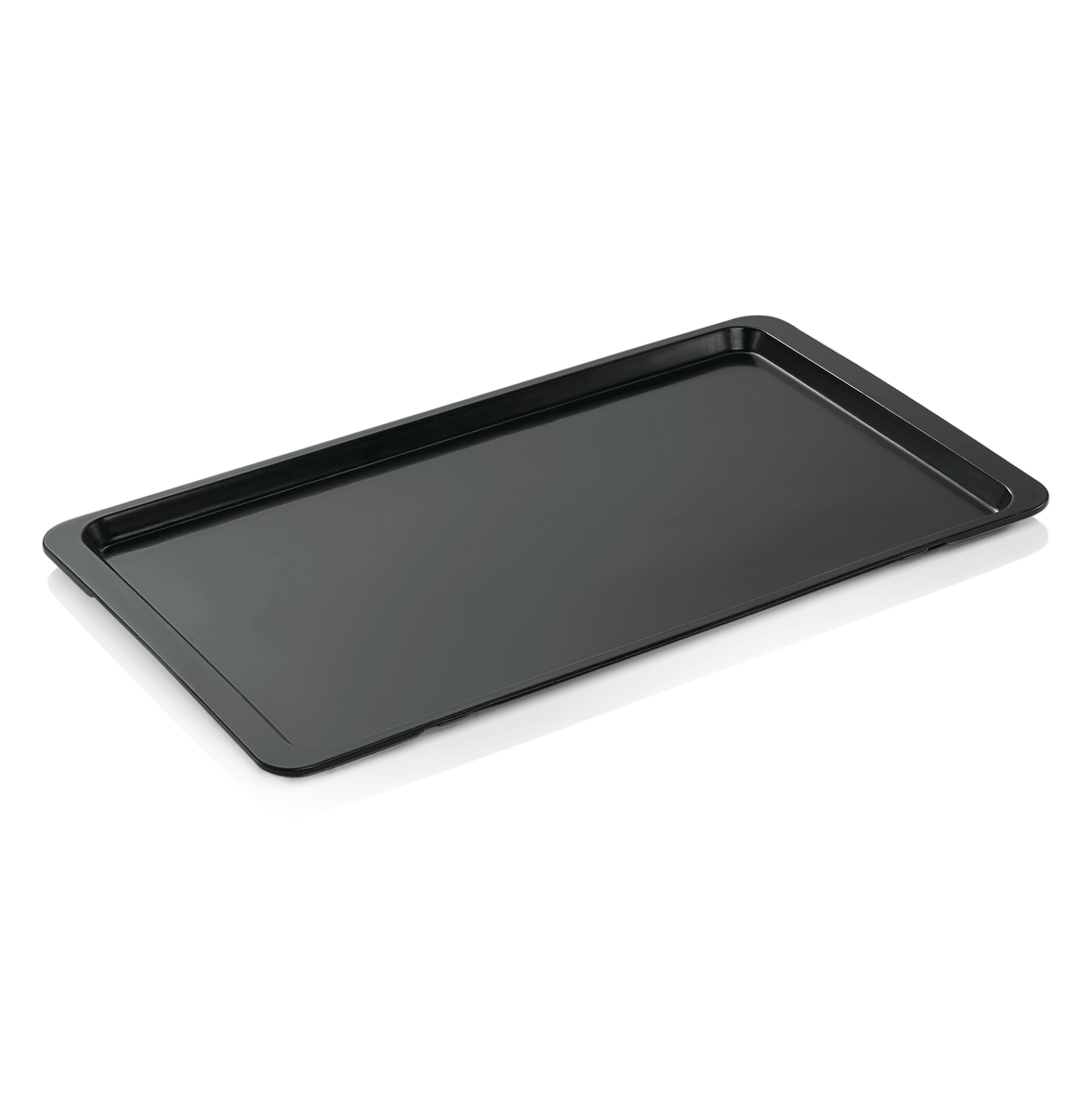 Was Tray 96 Fibreglass Tray, Black, 530 x 328 mm