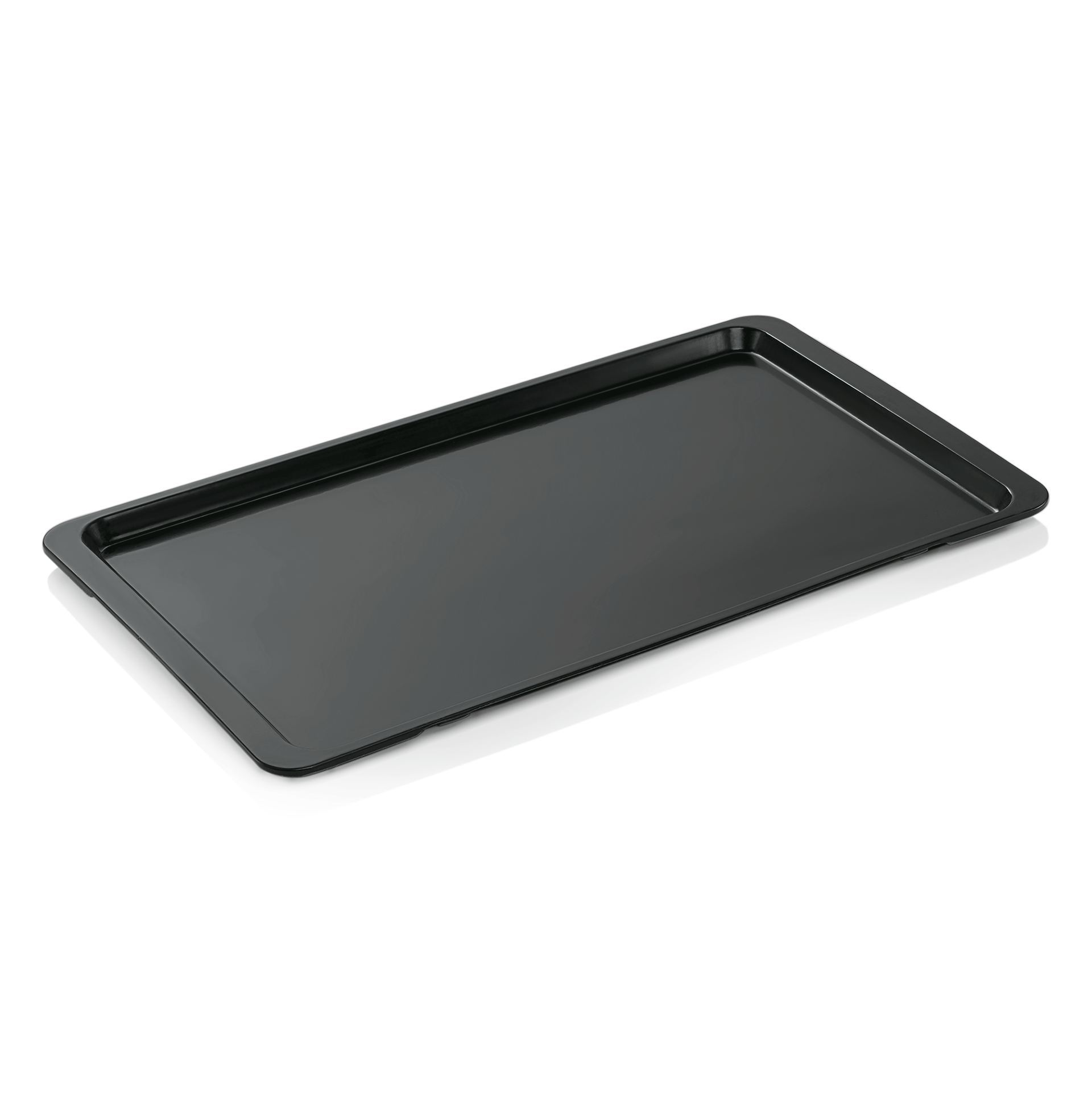 Was Tray 96 Fibreglass Tray, Black, 530 x 328 mm