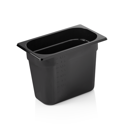 Was Container GN 96 Black, GN 1/4, 4.8 L