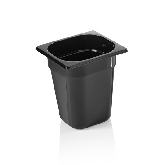Was Container GN 96 Black, GN 1/6, 2.8 L