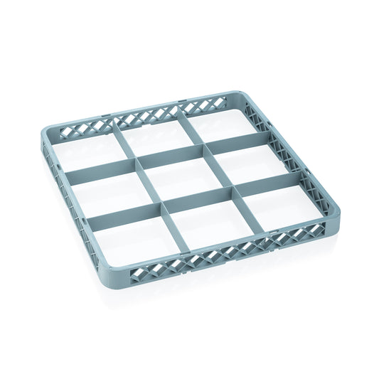 Was Dish Rack 98 Glass Basket Extension Unit, 9 Compartments