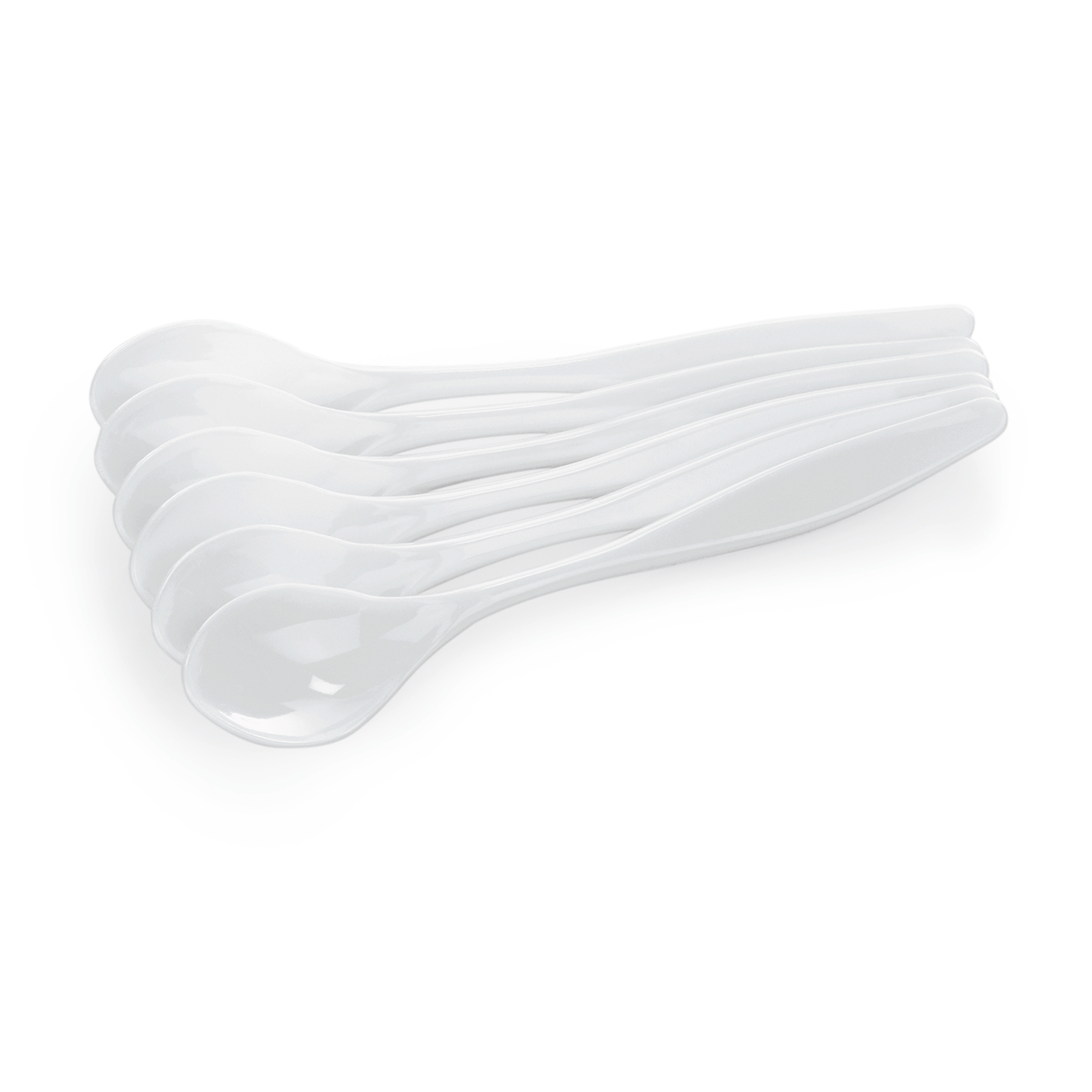 Was Egg Spoon Set, White, 144 mm, Set of 6