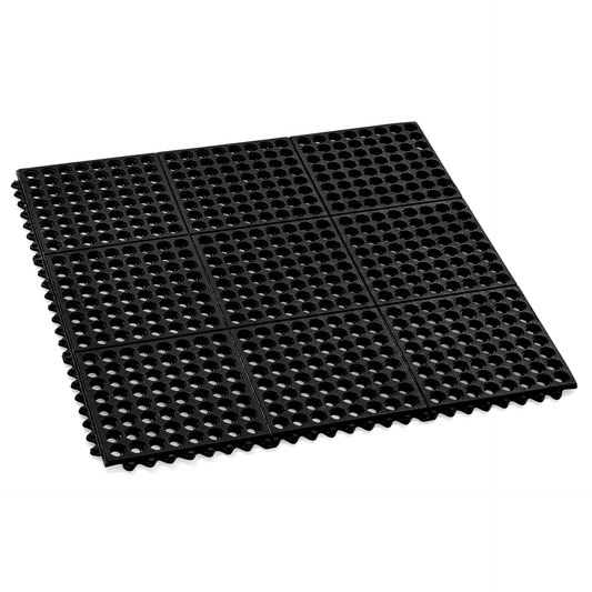 Was Click-System Rubber Floor Mat, 915×915 mm