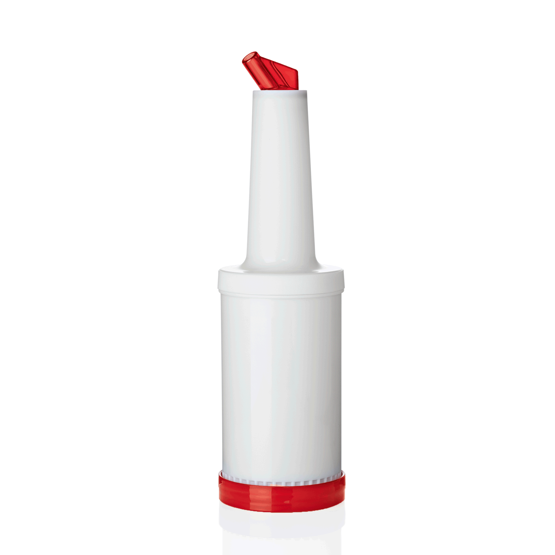 Was Measured Pourer and Storage Bottle, Red, Ø90 mm