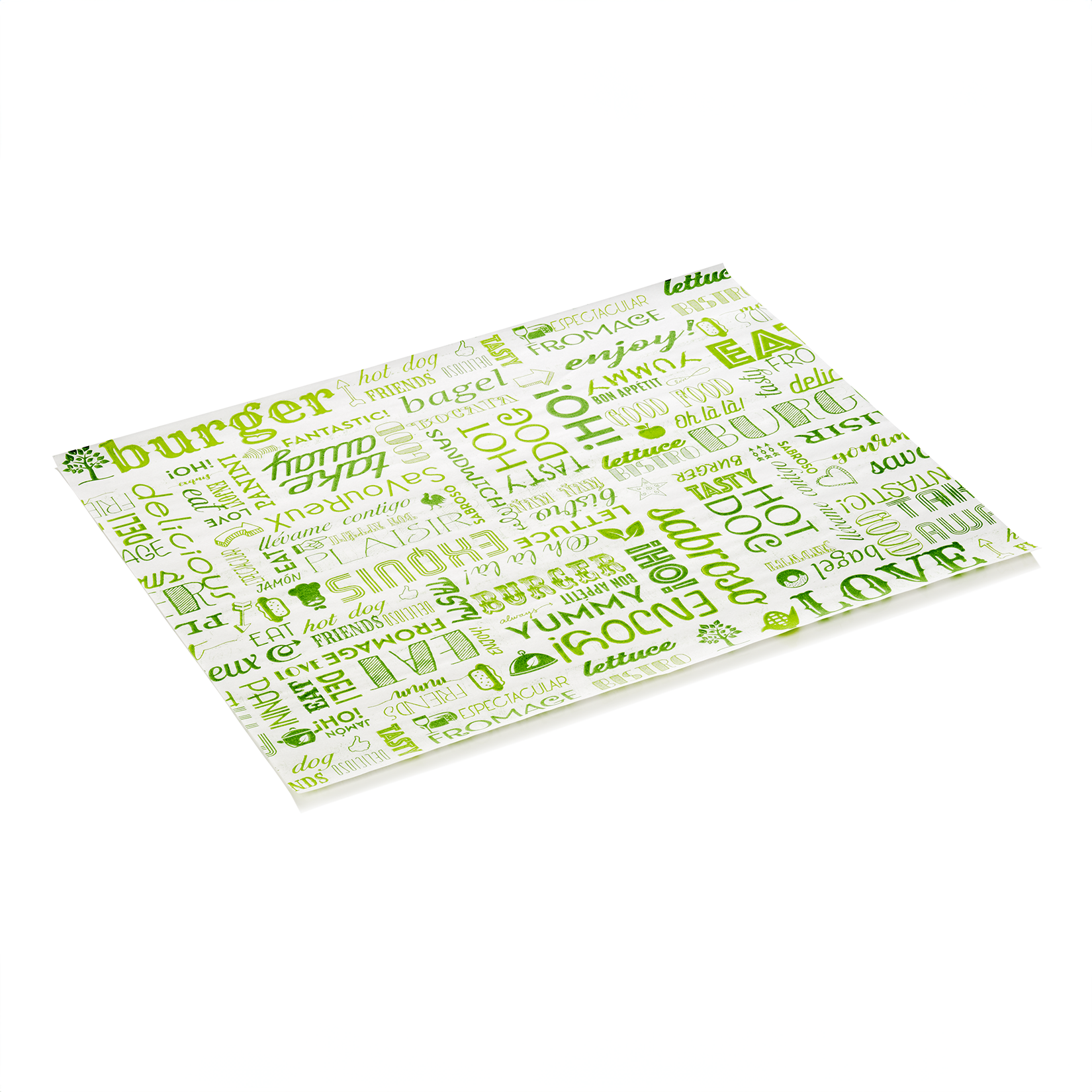 Was Burger Paper, Veggie, 345 x 285 mm, 1000 Sheets