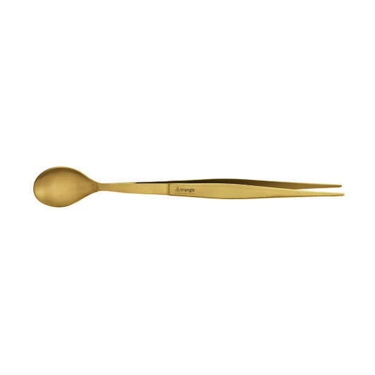 Sanelli Ambrogio Tasting Spoon and Tweezers A1154017D, 17 cm, Gold, product photo