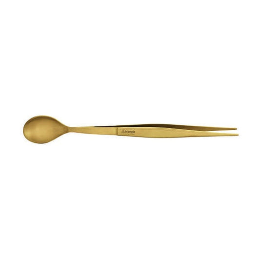 Sanelli Ambrogio Tasting Spoon and Tweezers A1154017D, 17 cm, Gold, product photo