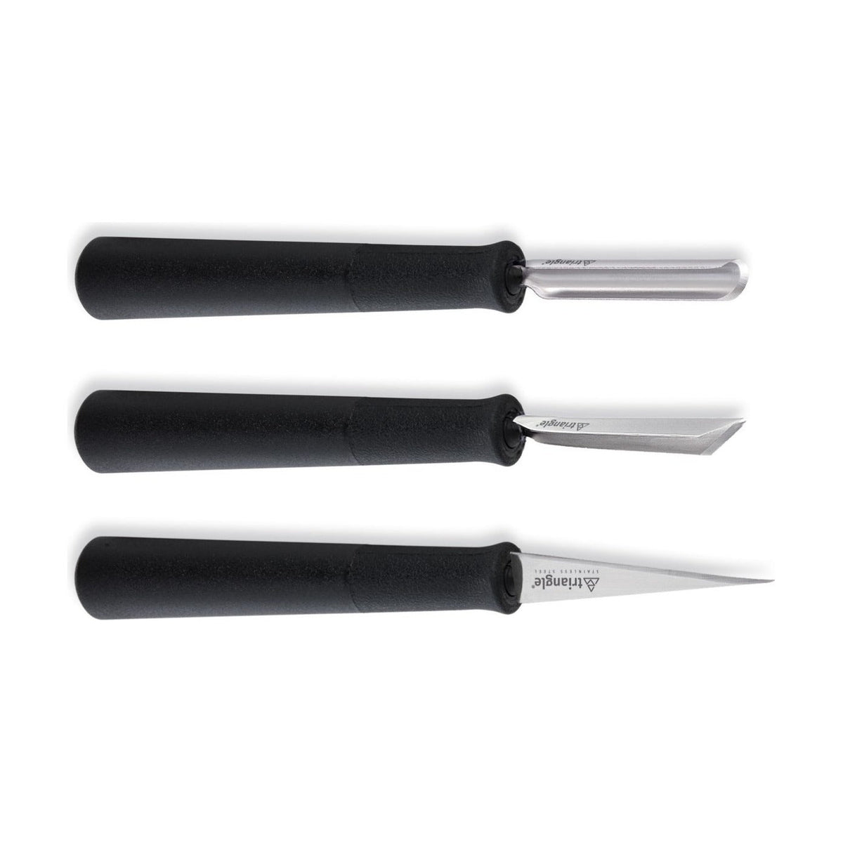 Sanelli Ambrogio Basic Carving Tool Set A1201000, 3 Pieces, product photo