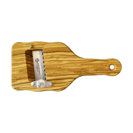 Sanelli Ambrogio Olive Wood Truffle Slicer A1741000, Waved Blade, product photo
