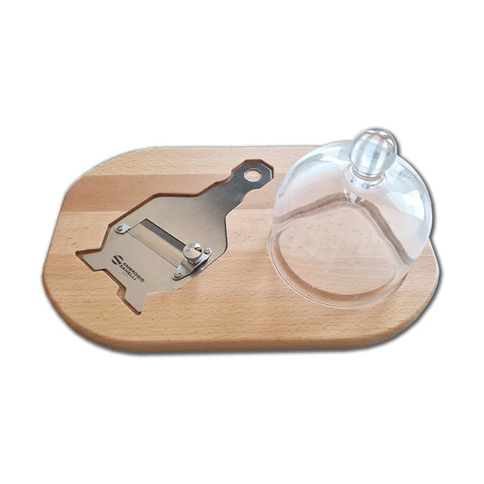 Sanelli Ambrogio Light Wood Truffle Set A1754000, with Slicer, product photo