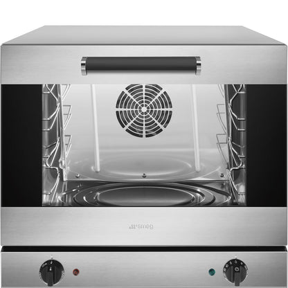 Smeg ALFA43X convection oven, front view