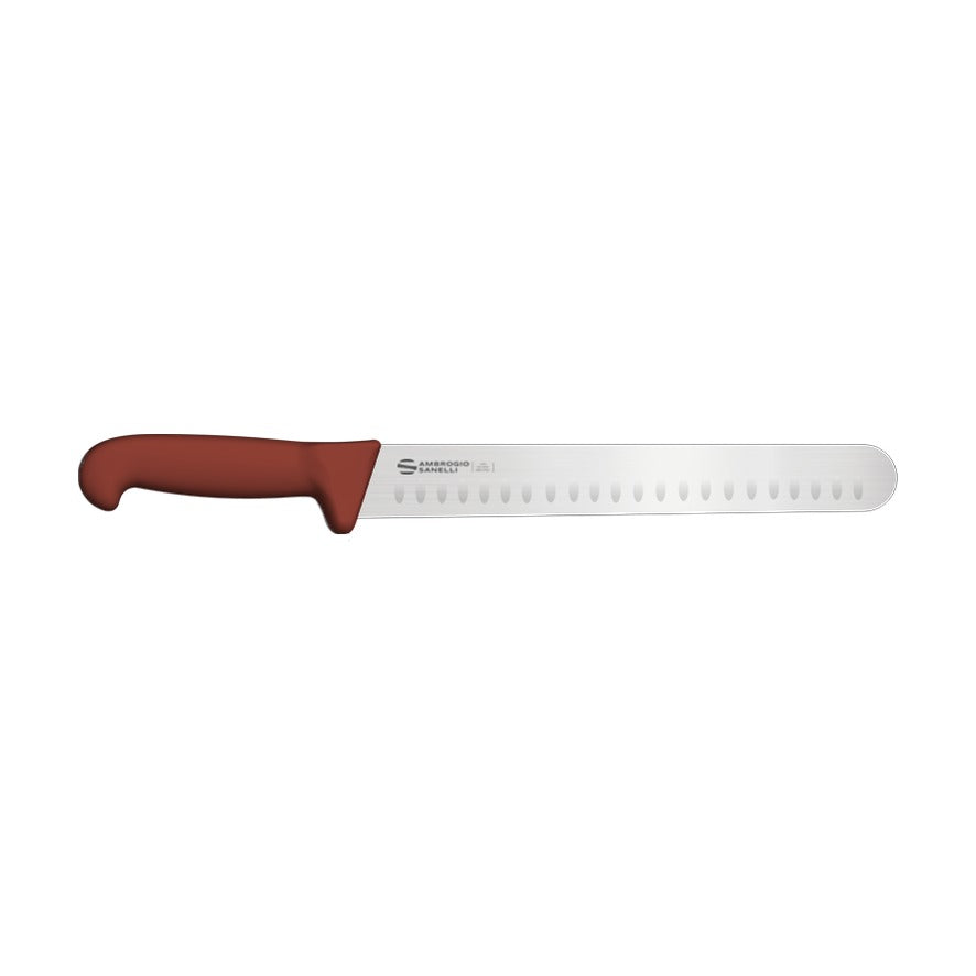 BBQ Slicing Knife, Rounded Tip, Granton Edge BA03030N, 30 cm, product photo