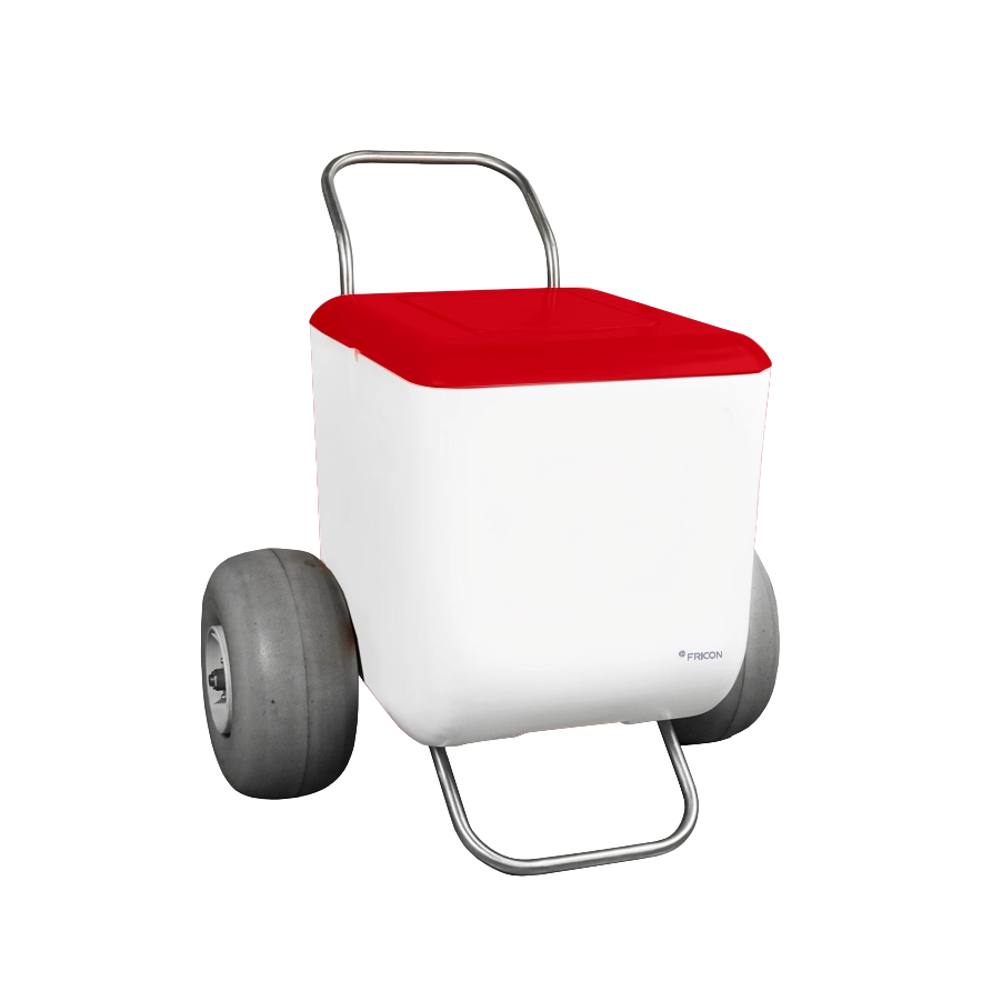 Fricon Beach Cart Mobile Ice Cream Freezer, 90 L