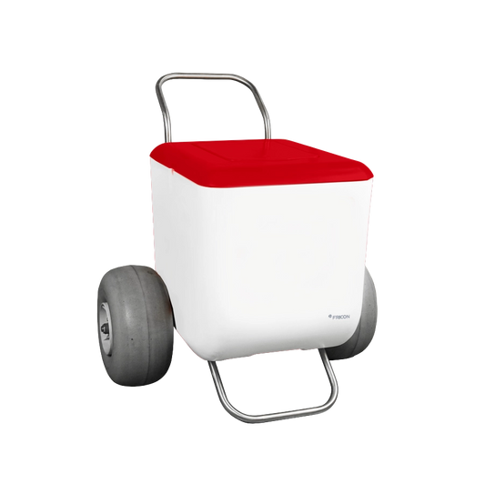 Fricon Beach Cart Mobile Ice Cream Freezer, 90 L