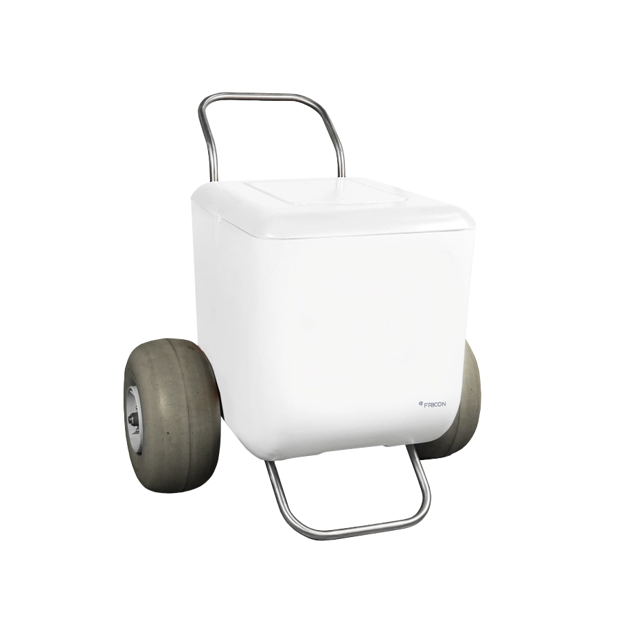 Fricon Beach Cart Mobile Ice Cream Freezer, 90 L