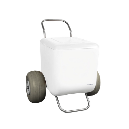 Fricon Beach Cart Mobile Ice Cream Freezer, 90 L