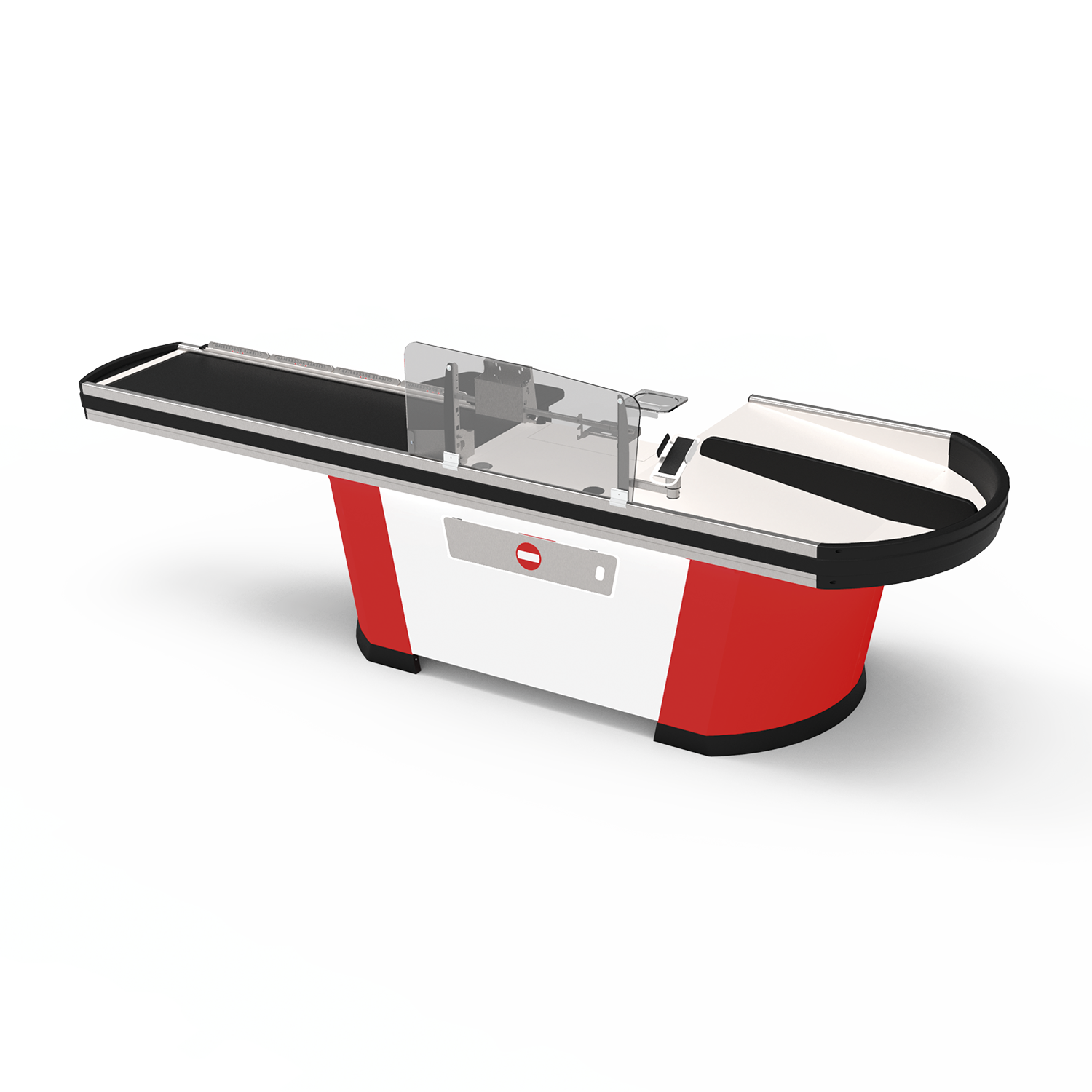 Intrac Diva NSCV checkout counter with cash drawer