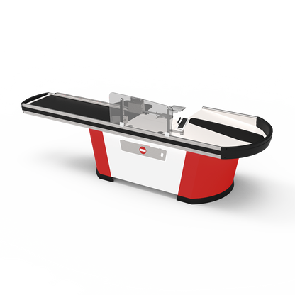 Intrac Diva NSCV checkout counter with cash drawer