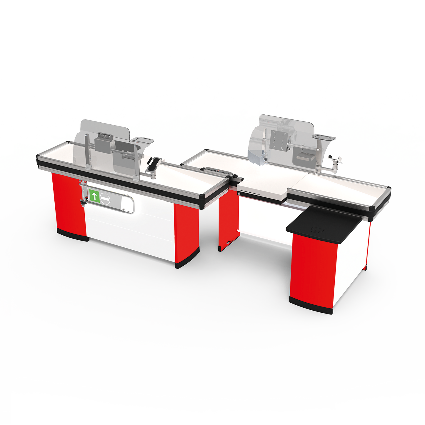 Intrac ECK Tandem-S paired checkout counter