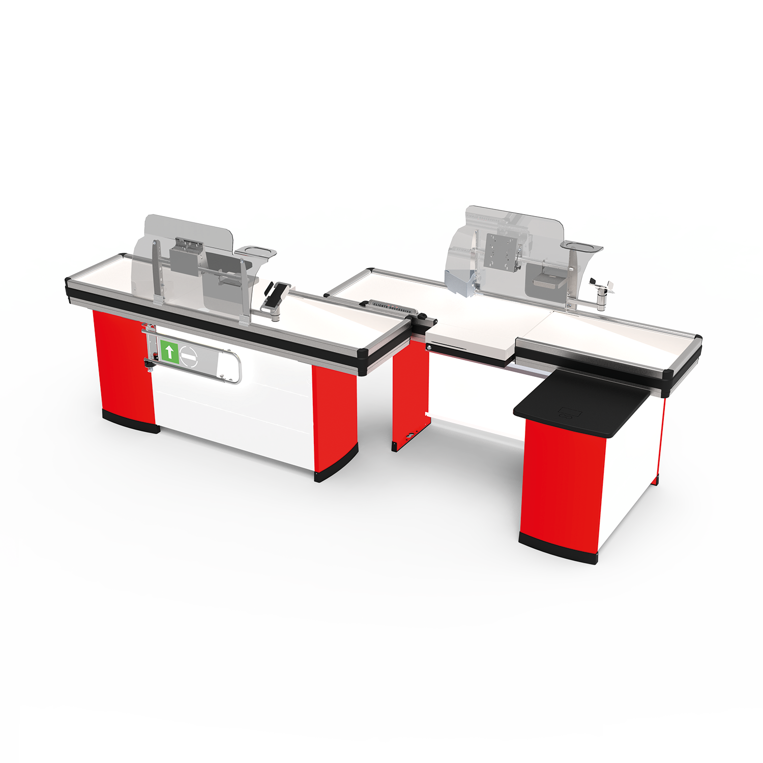 Intrac ECK Tandem-S paired checkout counter